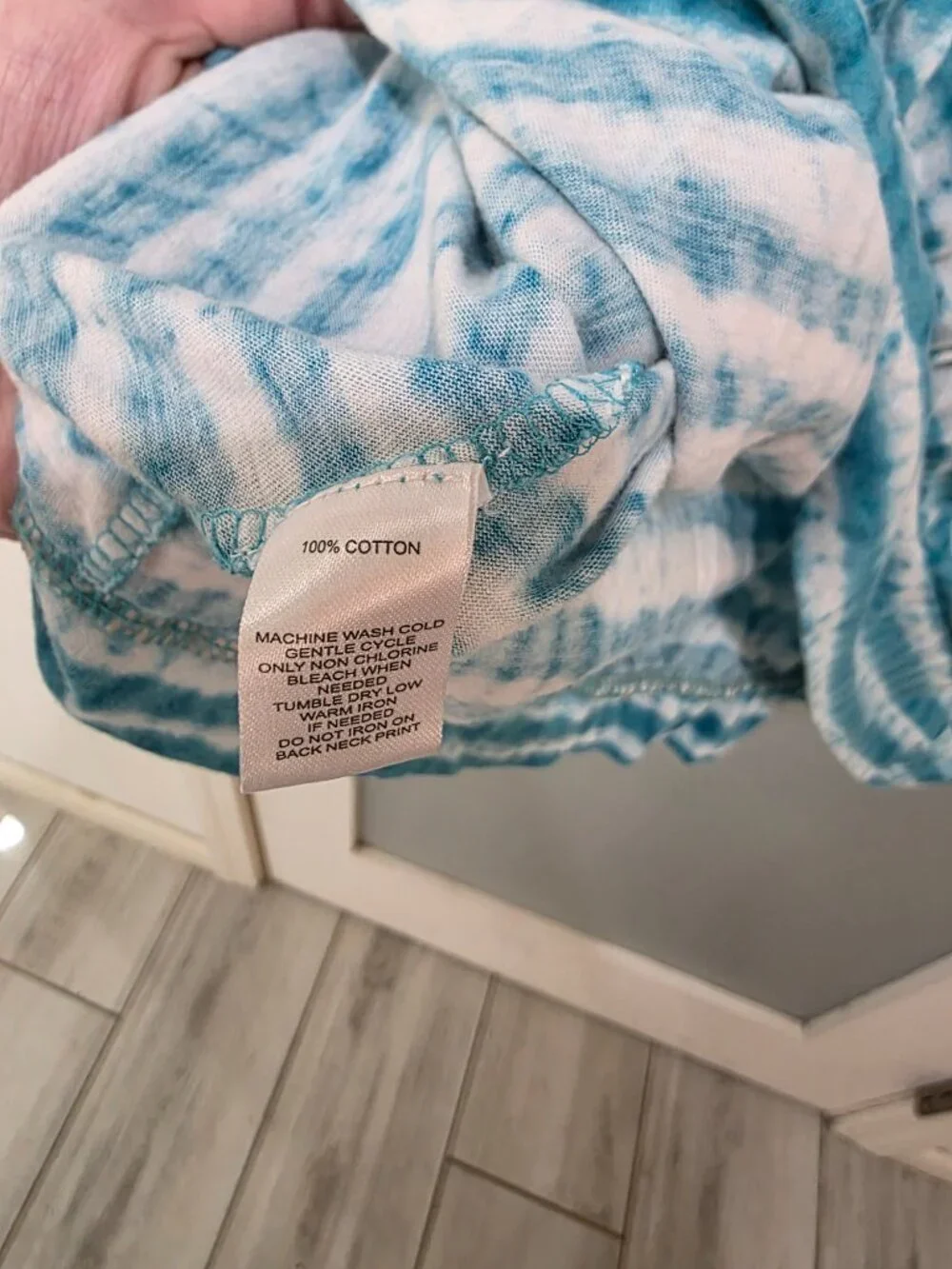 Ann Taylor LOFT Blue‎ & White Stripe Tank Top – Women’s Size Large - Picture 3 of 6